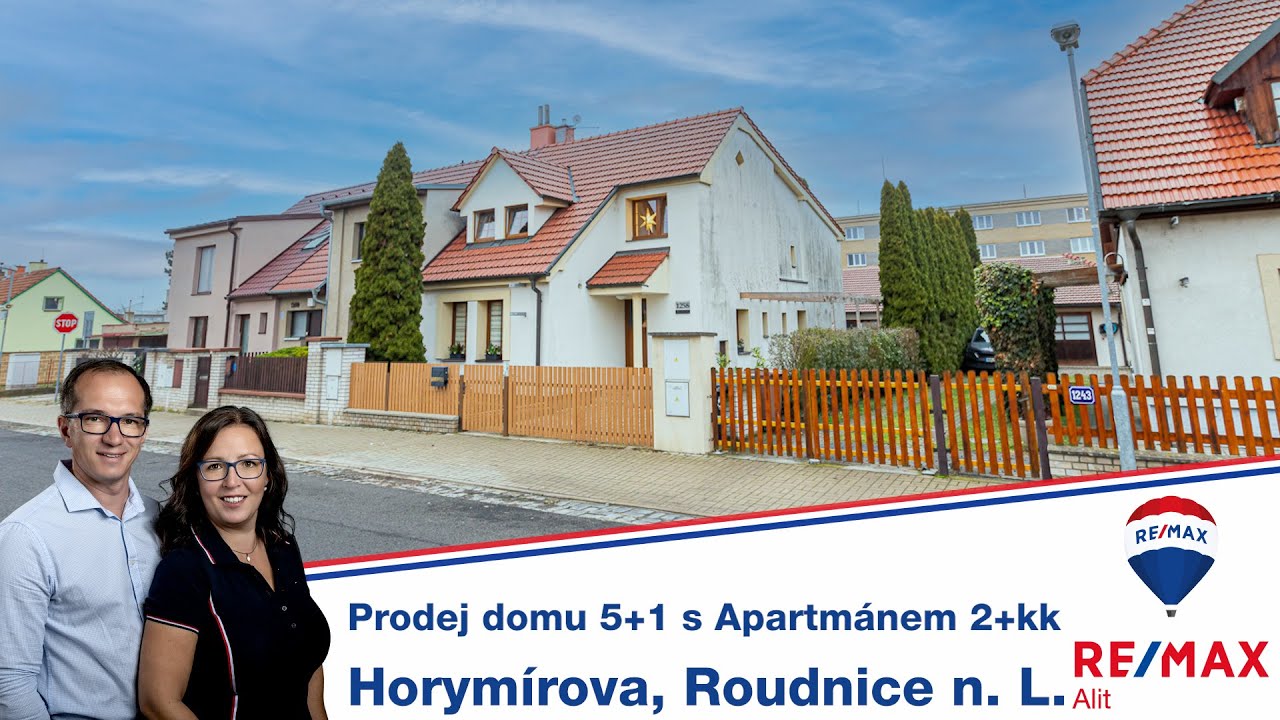 REZERVOVÁNO - Prodej domu 5+1 s Apartmánem 2+kk, Horymírova ul, Roudnice nad Labem
