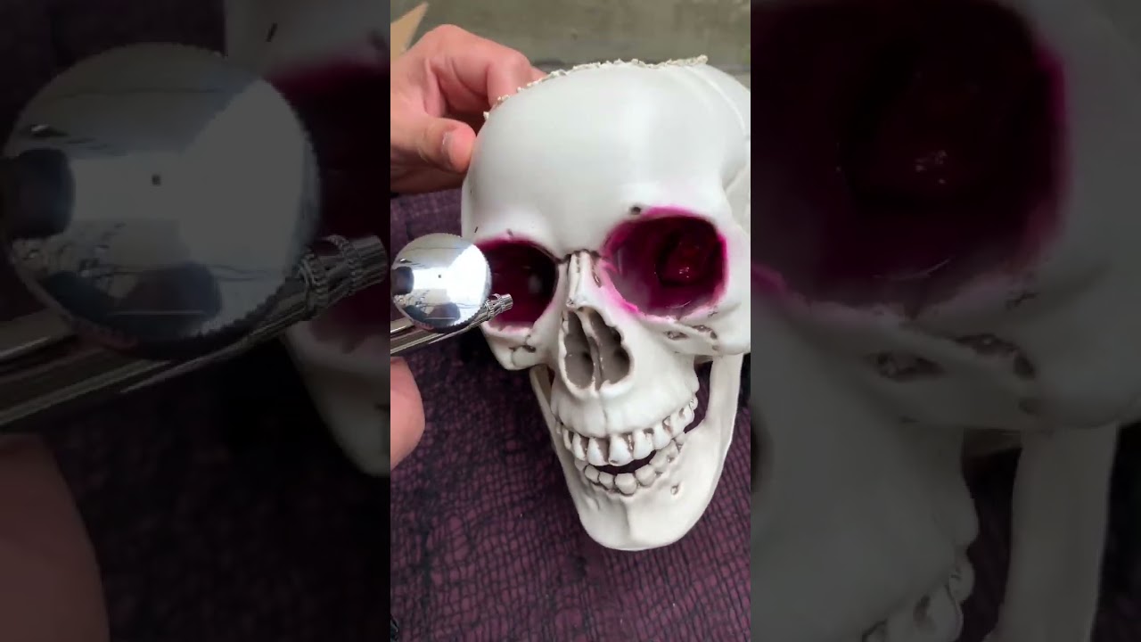 DIY Skull Planter ~ Halloween DIY