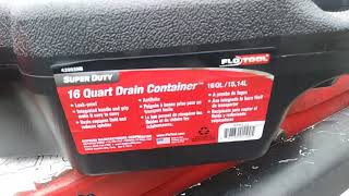 Oil drain pan recommendation