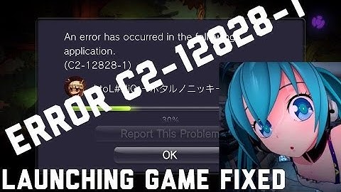 ​ Error c2-12828-1 Ps Vita Fixed  HD