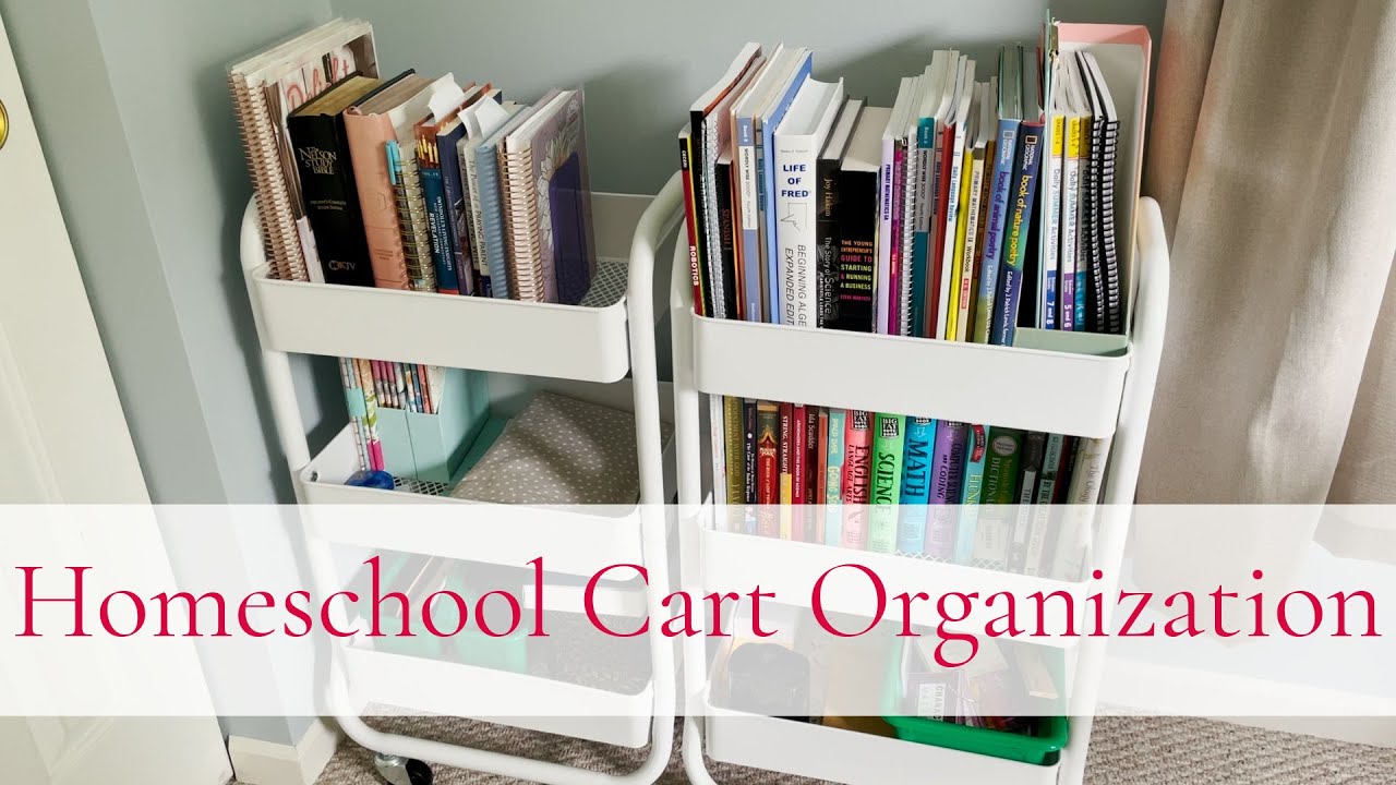 Homeschool Cart Setup Daily Subjects Homeschool Resources YouTube