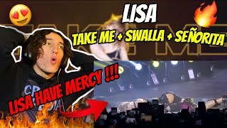 South African Reacts To LISA - Take me + Swalla + Señorita ( LIVE PERFORMANCE !!! )