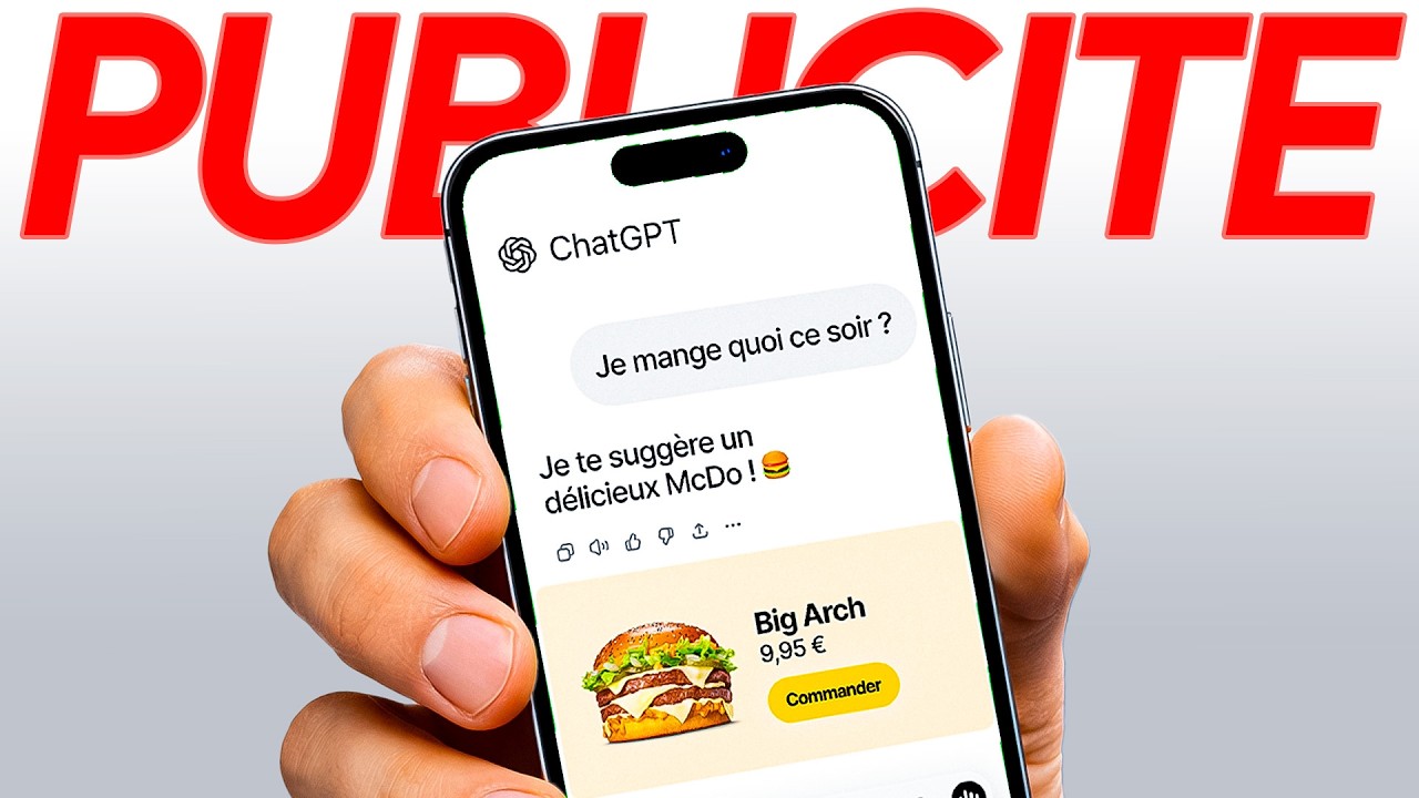 La PUB arrive dans ChatGPT et pourquoi ça pose problème.