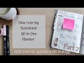 My 2020 planning system in B6 Stalogy (Part 2) | How I use my functional all-in-one planner