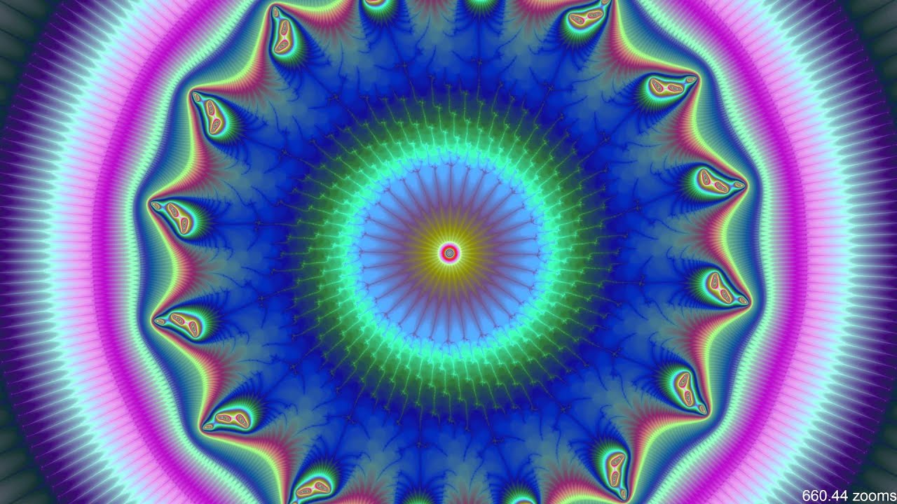 4K Deep Mandelbrot Set Zoom Animation (UHD) Old - YouTube