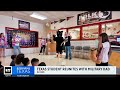Texas student reunites with military dad