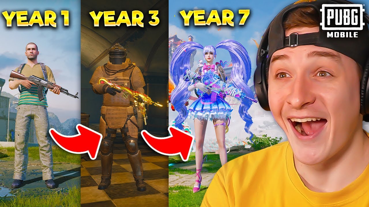 PUBG MOBILE 7 YEAR CHALLENGE 🔥 ROAD TO RONDO