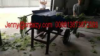 Sisal hemp decorticator