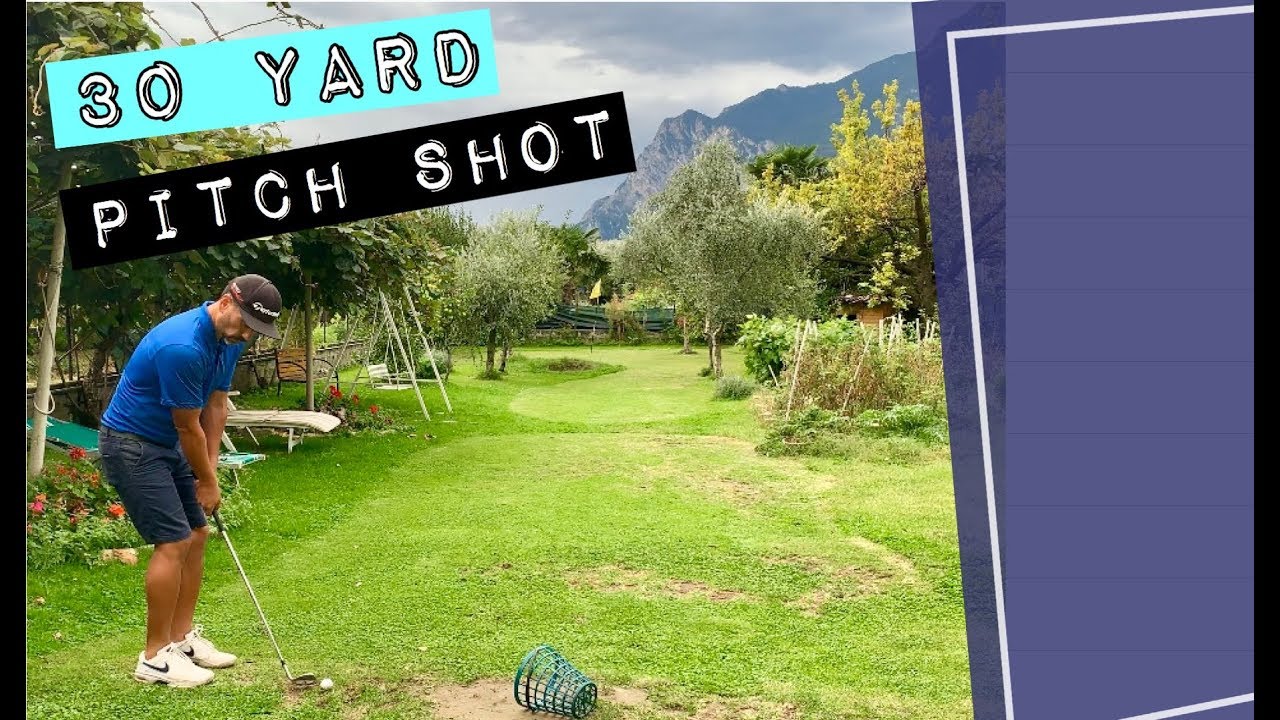 30yard Pitch Shot Backyard Golf YouTube