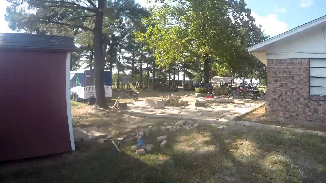 Flagstone Patio Installation (Time Lapse)