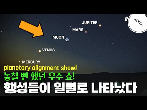 행성들이 일렬로 나타나는 우주쇼! 지구 중력은 문제 없을까?