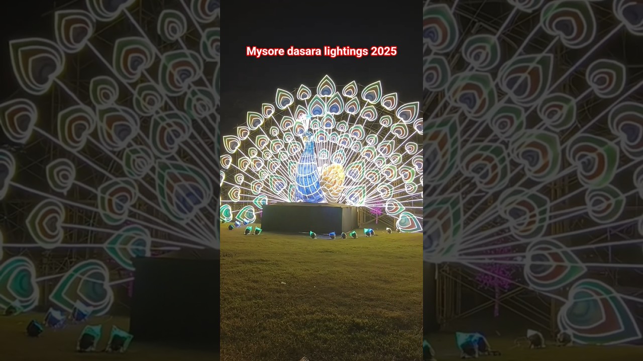 Magical Mysuru Dasara Lighting 2025 | A Royal Celebration of Lights #mysore #dasara #mysoredasara