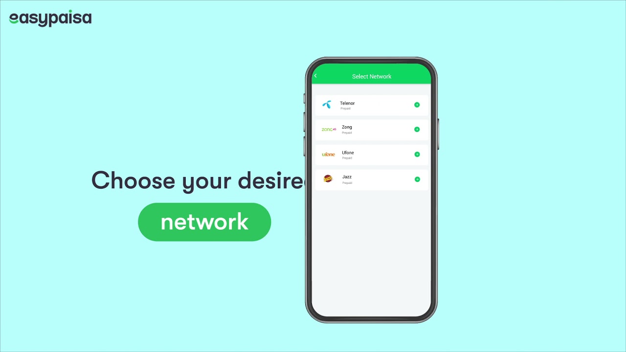 Mobile Load, Recharge & Top-up in an Instant! | easypaisa