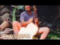 Making a fire using gunpowder  primal survivor