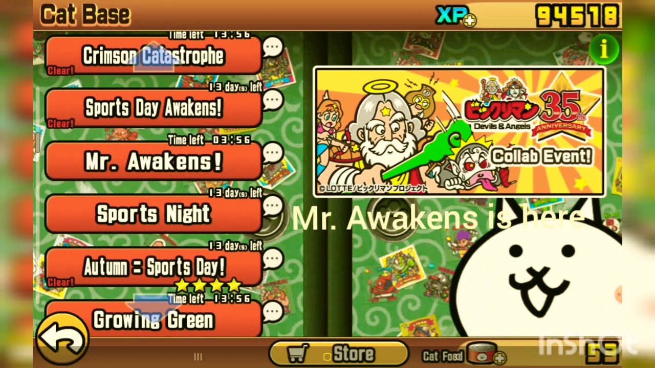 Mr. Awakens (Insane) The Battle Cats YouTube