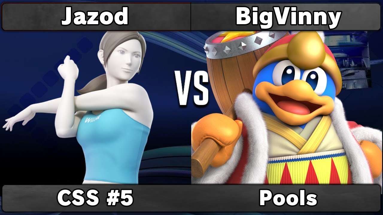 Jazod (Wii Fit Trainer) vs BigVinny (King Dedede) | Pools | Console's Secret Stash #5