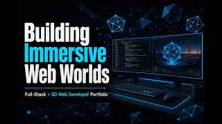 I Built a Stunning 3D Web Developer Portfolio with Three.js & WebGL (2026) | Atiq On Rails