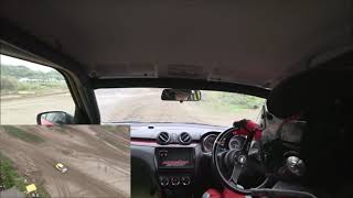 2021 全日本ダートラ第2戦 恋の浦 ZC33S 決勝 第2ヒート 車載＋空撮