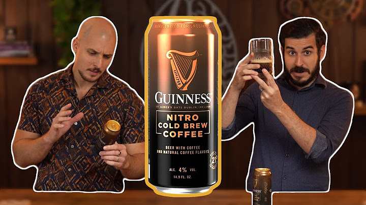 Guinness nitro cold brew coffee nutrition facts
