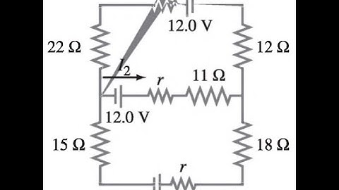 (26-36)  (a) Determine the currents I_1, I_2, and I_3 in Fig. 26-53. Assume the internal resistance