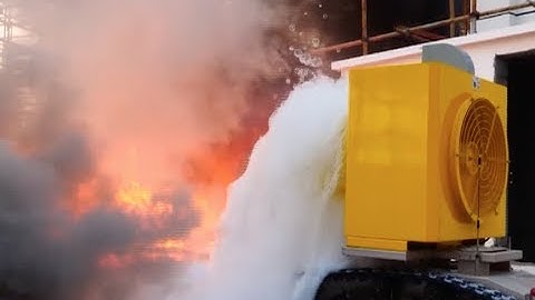 15 Firefighting Robots Made Their Debut in Drill in central China