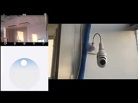 5G Wifi E27 Bulb Surveillance Camera Night Vision Automatic Human Tracking 4X Digital Zoom Video sma