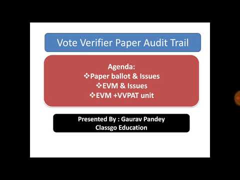 EVM + VVPAT