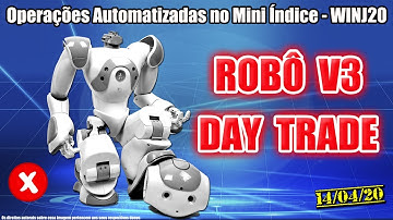 Robô Investidor Metatrader - Mini Indice V3 Day Trade - WINJ20 - Pregão 14/04/2020