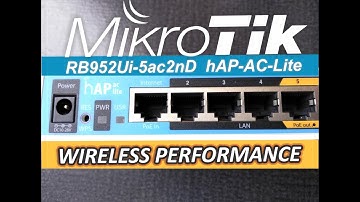 Mikrotik RB952Ui-5ac2nD hAP-AC-Lite wireless performance test