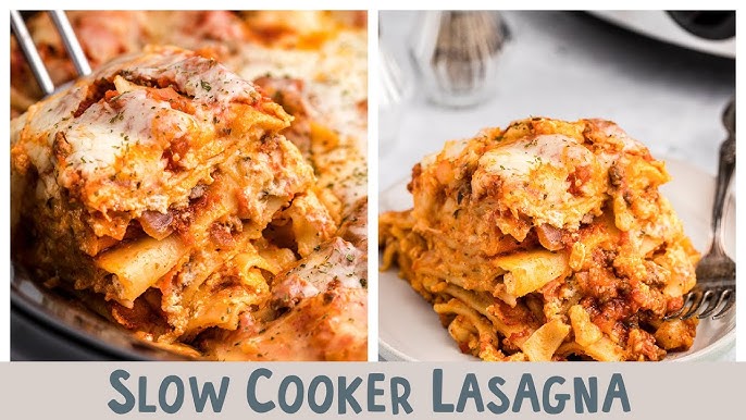 Beautiful 8 QT Slow Cooker Slow Cooker Lasagna So Good 🥣 