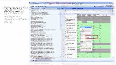 XBRL tagging and conversion tool-ResearchPoint-XBRL Dimension