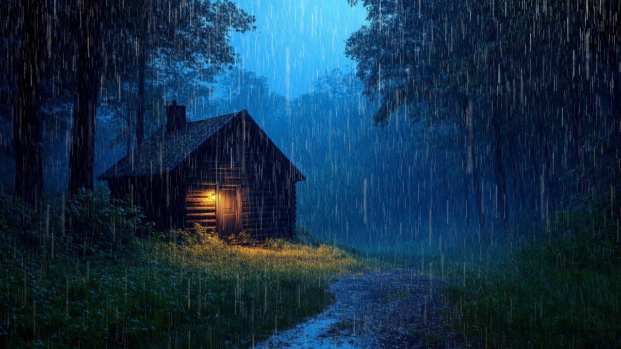 Calm Rain in the Dark Forest – Deep Sleep Ambience - YouTube