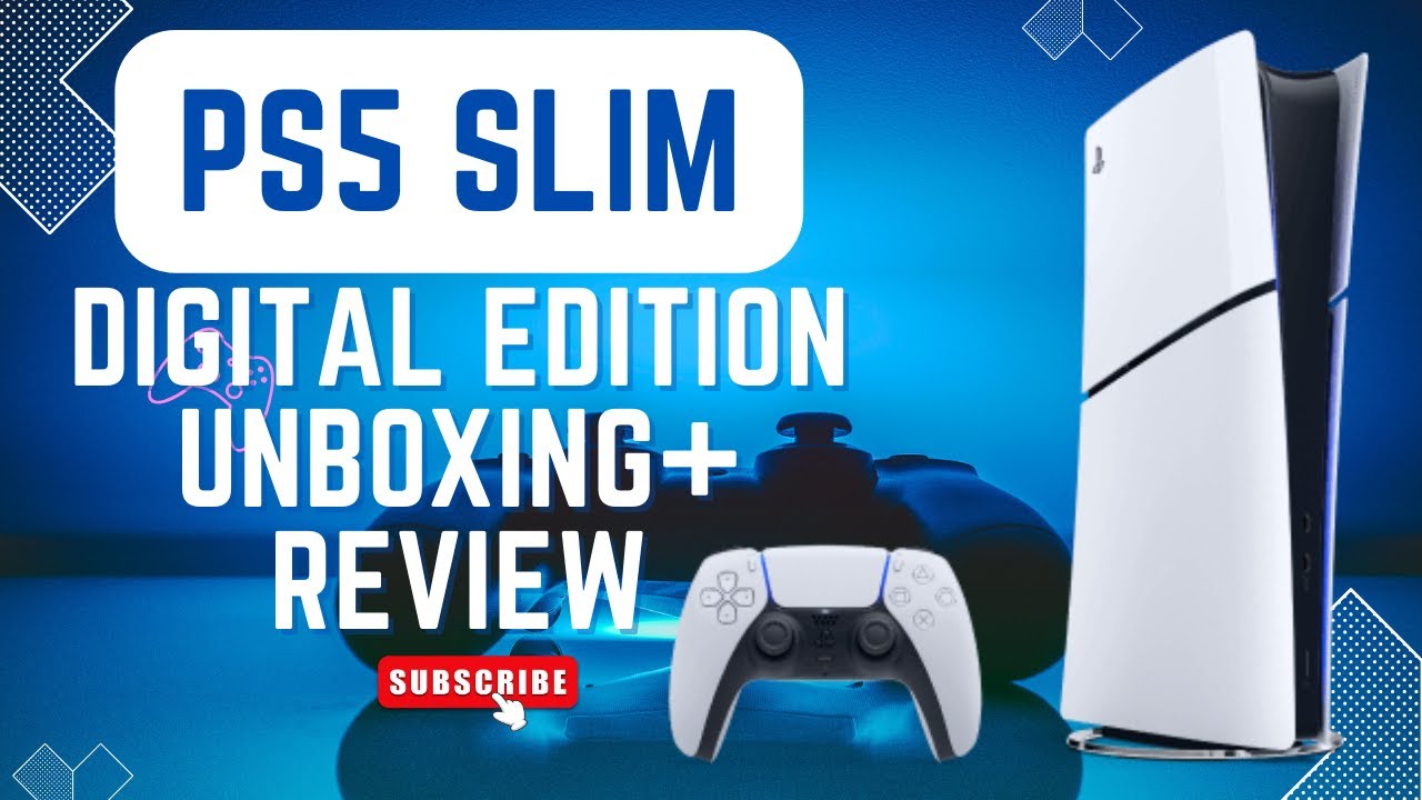 New PS5 Digital Slim  Unboxing, Setup, Tips & Gameplay 