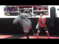 Kick boxing training