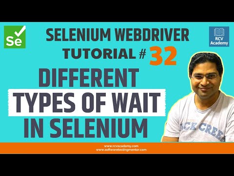 Video: Wat zijn de verschillende soorten wachttijden die beschikbaar zijn in Webdriver?