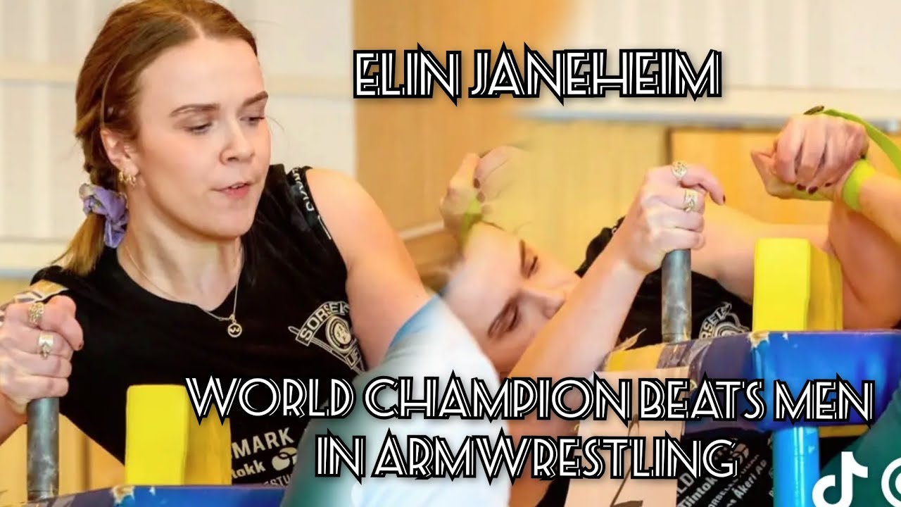 World Champion Woman DESTROYS Men in Armwrestling | Elin Janeheim SHOCKS Everyone!