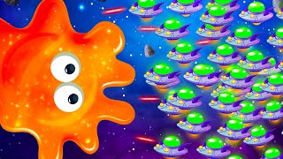 GIANT GOO vs UFOs in SPACE - Tasty Planet Part 6 | Pungence