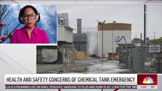 Chemist addresses health, safety concerns of chemical tank emergency