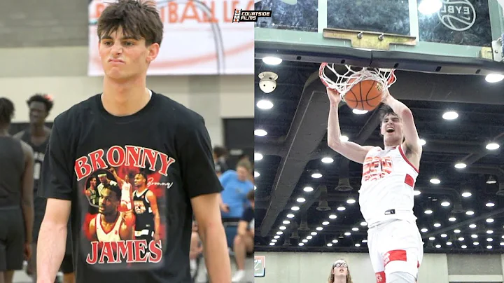 6'7 SG Brady Dunlap is DIFFERENT!! Bronny James Fa...