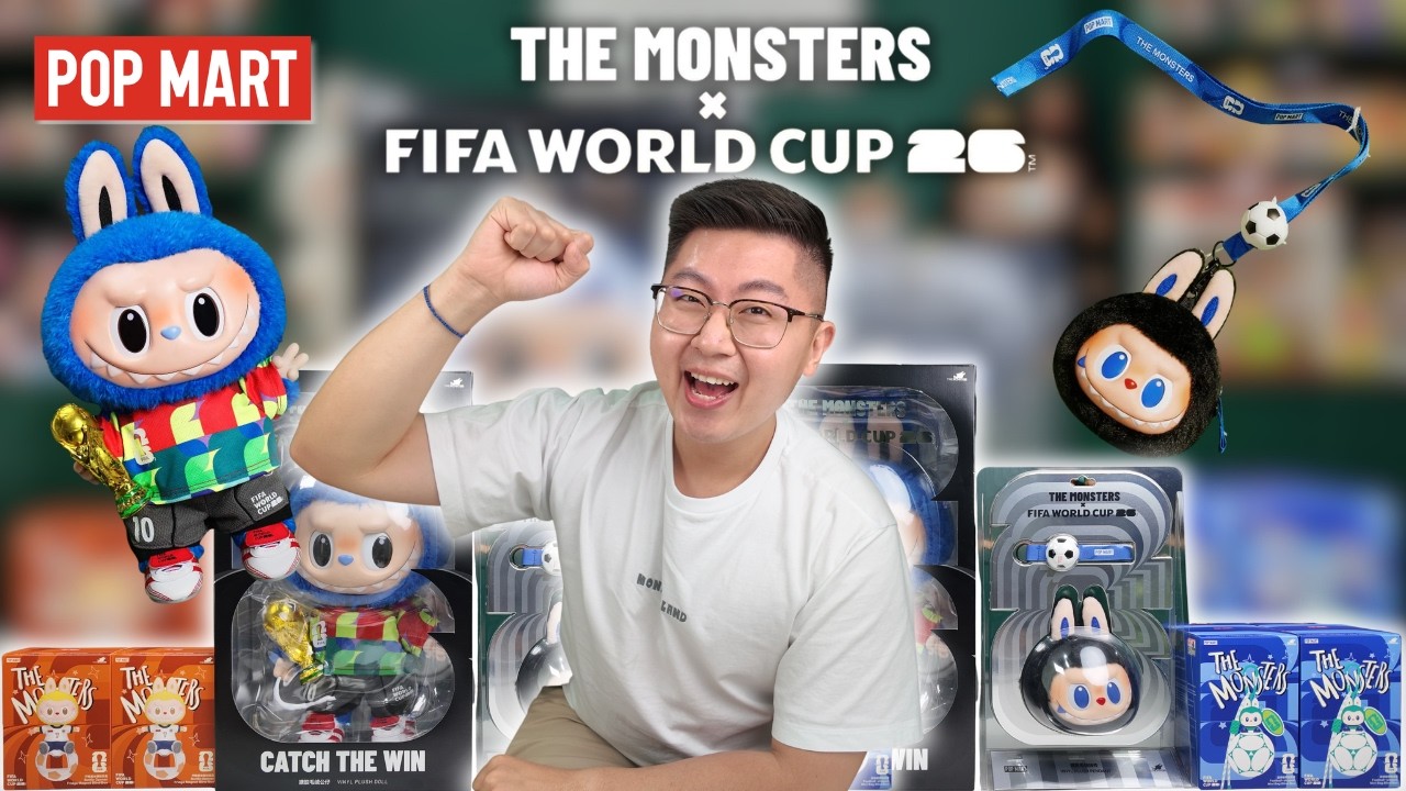 LABUBU x FIFA WORLD CUP 2026 😱 POP MART THE MONSTERS FIFA HAUL