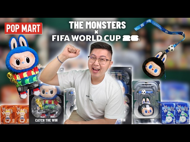 LABUBU x FIFA WORLD CUP 2026 😱 POP MART THE MONSTERS FIFA HAUL