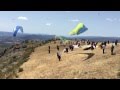 Paragliding World Cup - Parapente - Larouco July 2015 Emergency Parachute deployment of Keiko Hiraki