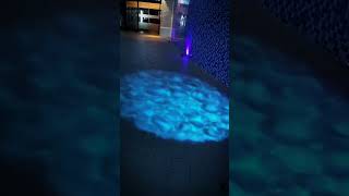 Experience relaxation like never before with mesmerizing waterwave projections! 💧✨