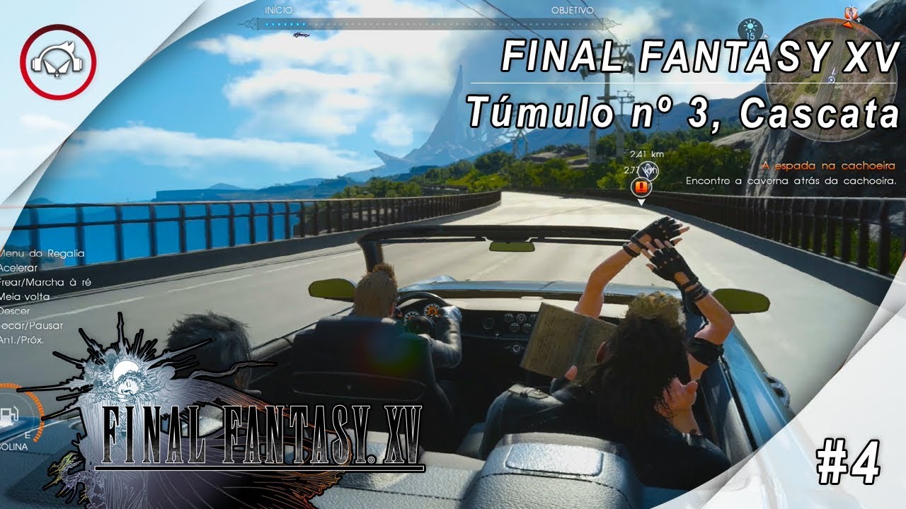 Miniatura do vídeo Final Fantasy XV Windows 10, Túmulo n 3 Cascata #4  @1080p (30ᶠᵖˢ) FULL HD ✔ PT-BR
