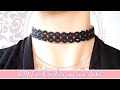 DIY french Gothica macrame choker necklace | Elegant macrame choker tutorial | Macrame necklace