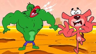 Cat & Keet Raps Rat A Tat - Parrot Turns HULK - Funny Animated Cartoon Shows For Kids Chotoonz TV