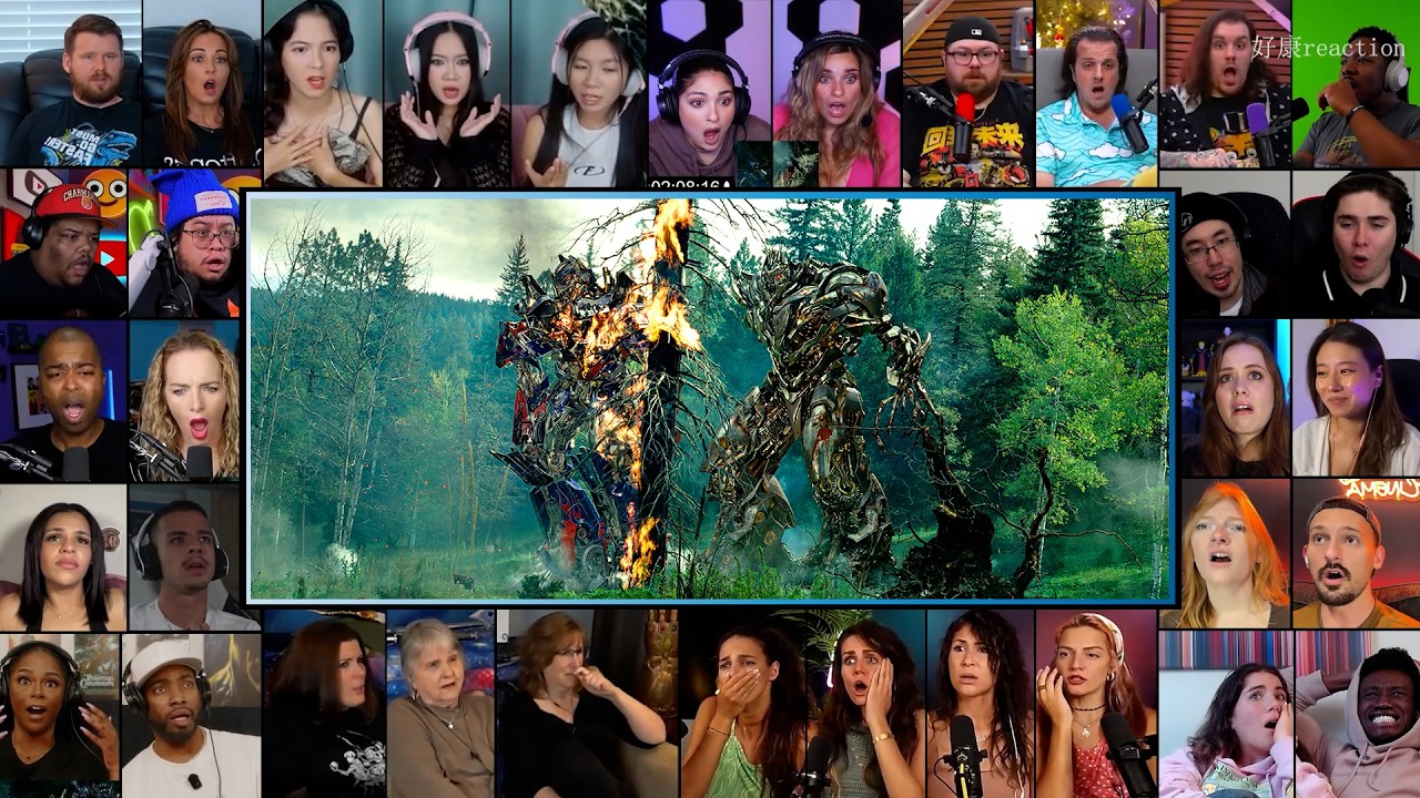 Forest Battle Scene | Transformers: Revenge of the Fallen (2009) Reaction Mashup