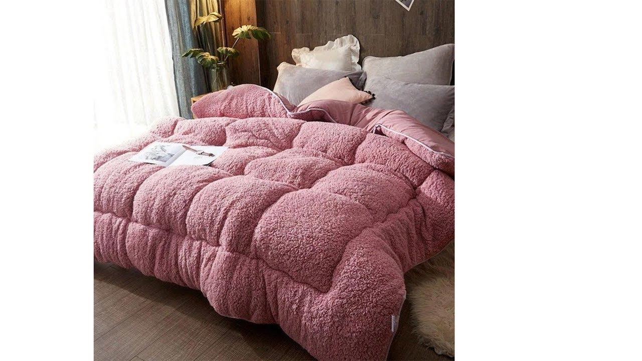 4KG THICKEN LAMB CASHMERE BLANKET WINTER SOFT WARM BED QUILT FOR BEDDING