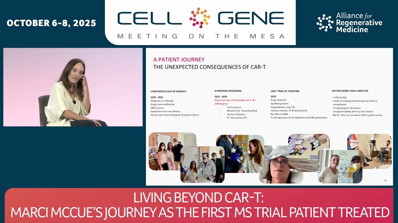 Living Beyond CAR-T: Marci McCues Journey as the First MS Trial Patient Treated
