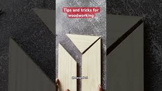 Tips and tricks for woodworking #woodworking #tutorial #diycrafts #carpentry #wood #idekreatif